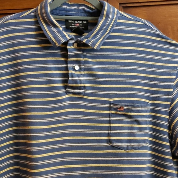 Ralph Lauren Stripe 100% Cotton Shirt Size XL/EXG - Picture 2 of 8